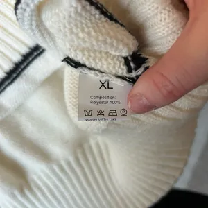 SheIn White turtleneck sweater thumbnail 3