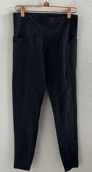 JoyLab Dark Heathered Gray Active Pants Athleisure Tights Workout Small thumbnail 1
