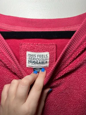 American Eagle Berry This Feels Seriously Huggable Sweater thumbnail 3