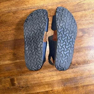 Birkenstock‎ Birkis Fussbett Blue Double Strap Slingback Anatomical Sandals thumbnail 7