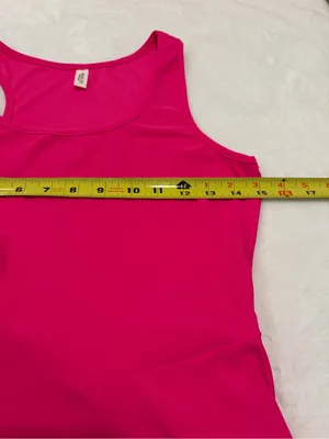 MISSUFE Hot Pink Athletic Tennis Dress Racerback A-Line - Medium thumbnail 5