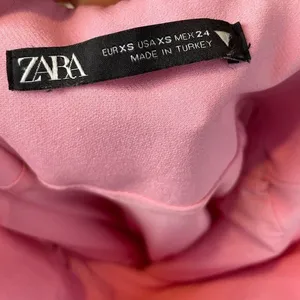 Zara Asymmetric Mini Dress with Built in Short‎ in Light Pink Size Extra Small thumbnail 9