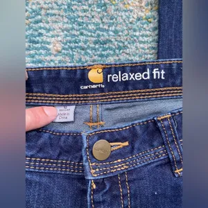 Carhartt women’s relaxed fit bootcut jeans, size 12 thumbnail 5