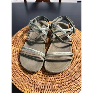 Merrell Terran 3 Cush Lattice Sandals Olive‎ Green Womens 10 Hiking Sandals thumbnail 2