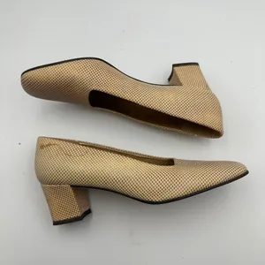 Enzo Angiolini Womens 9 Heels Pumps Dress Shoes Beige Square Toe Classic‎ Spain thumbnail 9