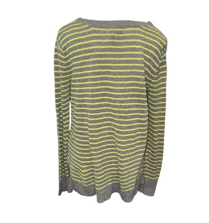 American Eagle Fun striped knit crewneck sweater thumbnail 3