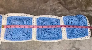 Handmade crochet sweater cropped thumbnail 7