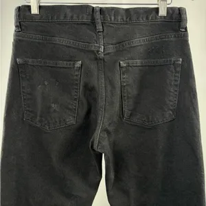 Free People Bren Boyfriend Jean in Black‎ Magic Size 26 thumbnail 7