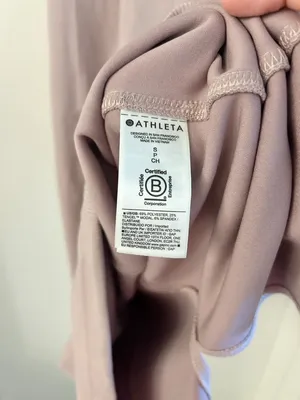 Athleta Seasoft Rib Midi Tank Dress in Pink Purple Size S NWT thumbnail 7