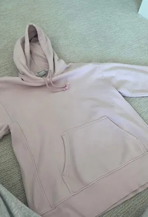 Aritzia TNA Cozy Fleece Boyfriend Hoodie Pink thumbnail 4