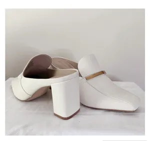 Giani Bernini Ivory slip on mules  thumbnail 5