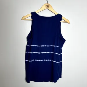 Old Navy Blue Striped Tank Top thumbnail 5