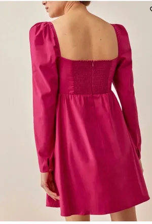 Reformation Kenzi Dress Pink thumbnail 3