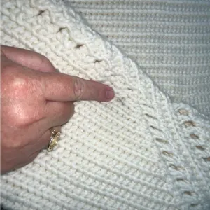 Apiece‎ Apart Cream Crewneck Wool Sweater APPROX. Size LARGE No Size Tag *FLAWED thumbnail 11