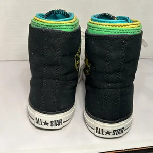 Converse Chuck Taylor Multi colored, Multi tongue Hi Top Sneakers Woman 8 Men 6 thumbnail 5