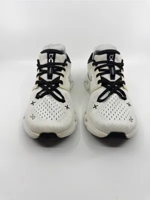 On Cloud X 4 sneakers in ivory and black colorway SZ 7.5 thumbnail 2