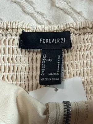 Forever 21 Cargo denim mini zip dress S thumbnail 3