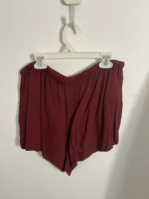 Brandy Melville Burgundy Shorts thumbnail 4