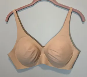 Knix WingWoman Contour‎ Bra Nude Beige Wireless Seamless Large. thumbnail 1