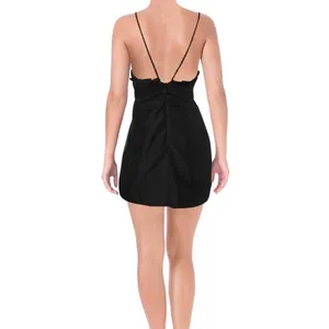Free‎ People We Go Together Dress NWT Sz 4 Black Embellished Beaded $250 LBD thumbnail 2