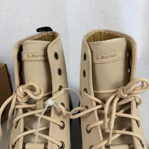 Dr. Martens Charlee Chukka Boots Parchment Beige Milled Nubuck Women US‎ 10 UK 8 thumbnail 7