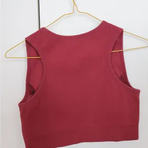 Long line sports bra top Red Size L thumbnail 3