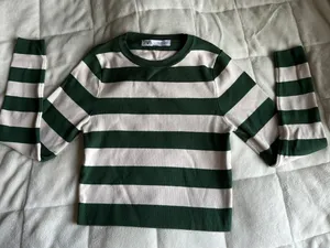 ZARA Striped Long Sleeve thumbnail 2