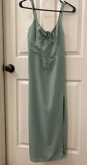 Abercrombie & fitch Elegant Mint Green Dress size small thumbnail 3