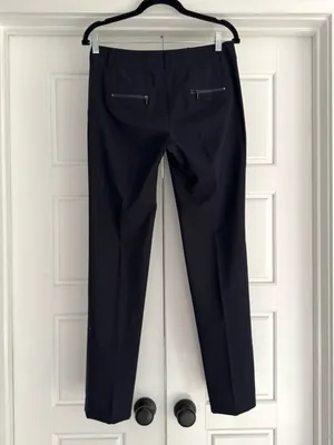 Tory Burch Eliza Navy Trouser Pants, size 2 thumbnail 4