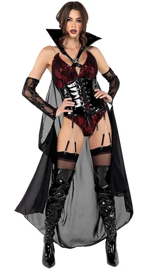 Playboy Bloodsucking Beauty Sexy Vampire Costume Size Small thumbnail 1