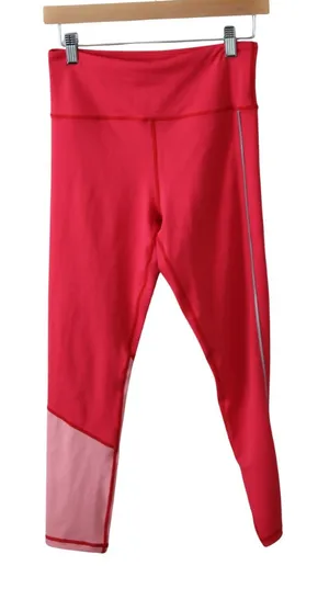Zyia Active Legging Women's 6-8 Pink‎ Light N Tight Hi-Rise Reflective Stripe thumbnail 1