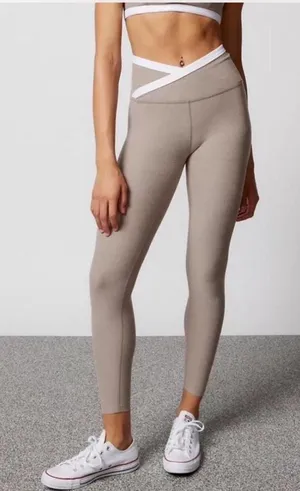 Beyond Yoga spacedye tan leggings thumbnail 1