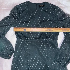 Ted‎ Baker London Kobie Heart Dot Chiffon Long Sleeve Minidress Sheer Chiffon thumbnail 12
