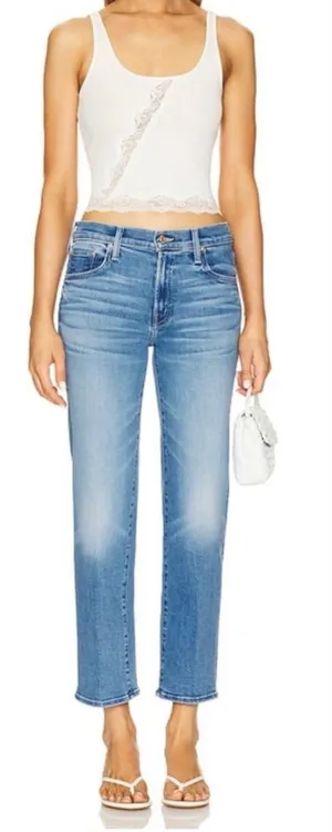 Mother Denim Women’s The Mid Rise Rambler Zip Ankle Jeans Out Of The Blue Sz 32 thumbnail 1