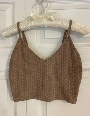brown tank top Size XS thumbnail 2