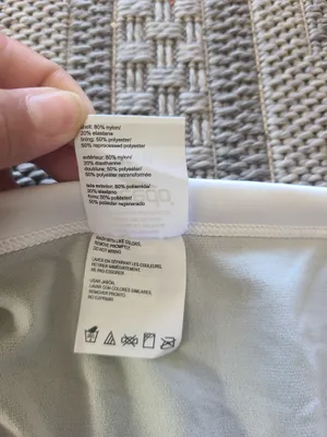 NWT Speedo Navy & White Bikini Bottoms Only MEDIUM thumbnail 5