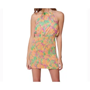 Lost + Wander Women's Eternal Lights Floral Mini Dress in Peach. Size L NWOT thumbnail 4