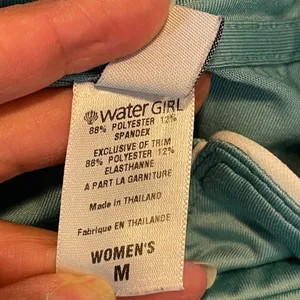 Water Girl Patagonia Track Jacket Womens M‎ Teal Blue Sporty Athleisure Full Zip thumbnail 4