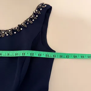 Davids‎ Bridal Faille Dress Sz 4 Formal Beaded Neckline Cutout Back Fit Flare thumbnail 10