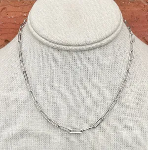Paperclip Chain Necklace thumbnail 1