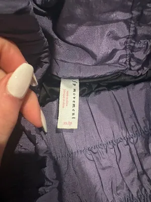 Free People Smocked Waist Athletic Shorts in Purple thumbnail 3