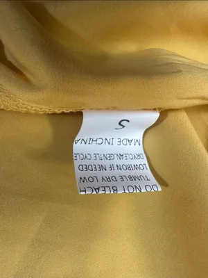 Yellow Satin Maxi Slip Dress with Lace Insert thumbnail 5