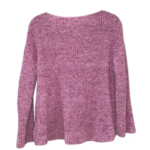 Gap Boatneck Sweater Small Pink Peony Knit Lightweight Long‎ Sleeve Pullover thumbnail 2