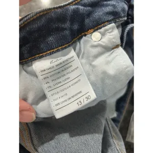 Kancan Women’s Size 13 / 30 Dark Wash Distressed Estilo Jeans High Rise Tapered thumbnail 4