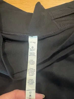 Lululemon Size 12 reg Wide Leg Athletic Pants thumbnail 2