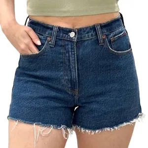 Abercrombie & Fitch Cutoff Jean Shorts High Rise thumbnail 1