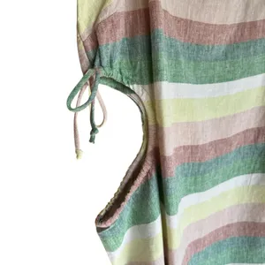 aerie Linen Blend Striped Multi Color Women’s Dress Size XL NWT thumbnail 10