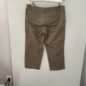 Gap Womens Chino Pants Olive Green Cropped Mid Rise Size 8 thumbnail 3