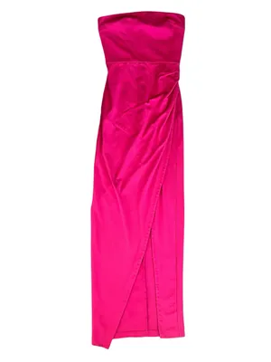 NBD Revolve Women’s Lucilda Strapless Bodycon Gown Hot Pink Maxi Dress thumbnail 12