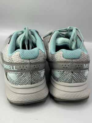 Merrell Fly Strike Trail Running Shoes Womens 9.5 Teal Gray Round Toe J067238W thumbnail 4